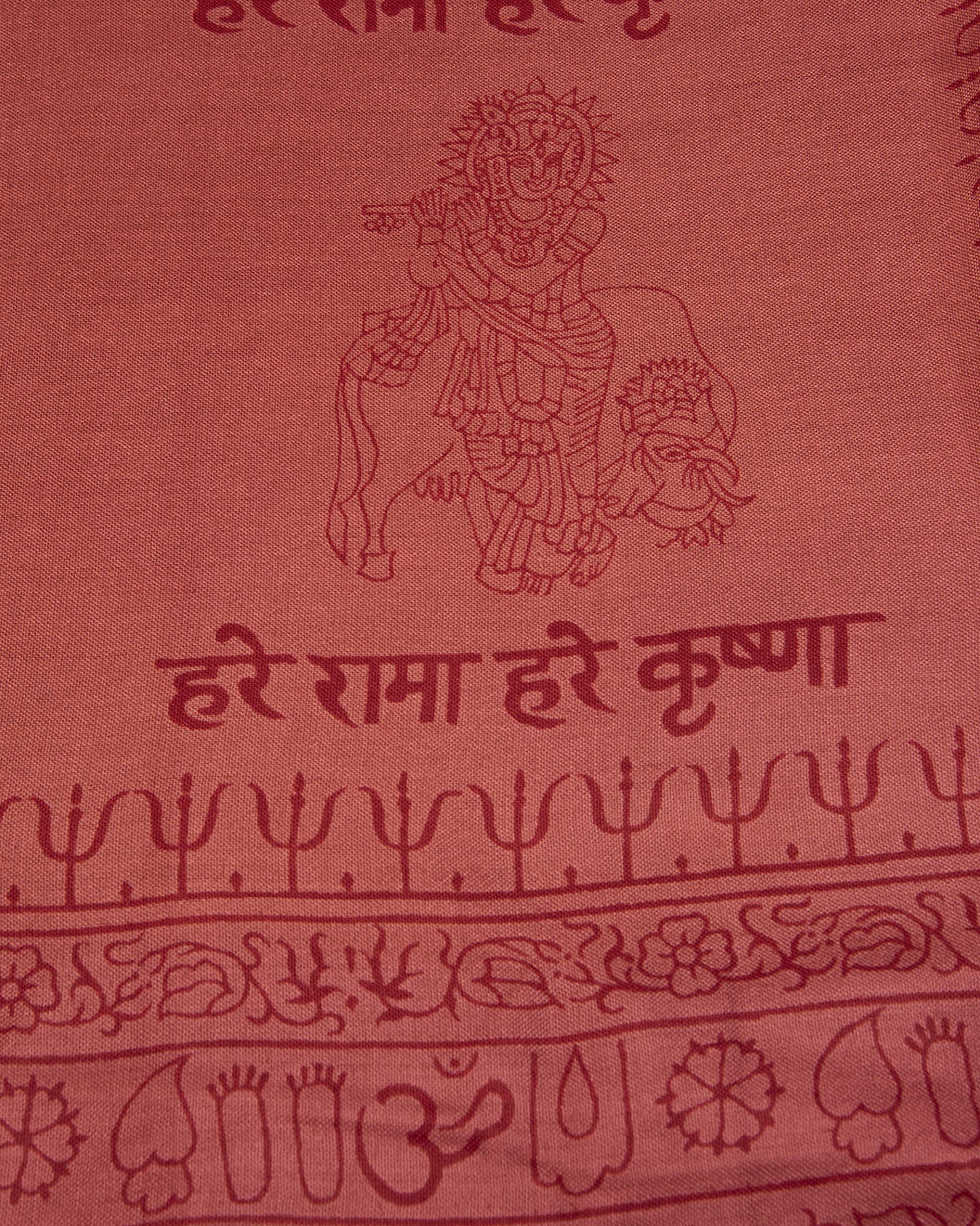 Ram Nami Yoga Scarf Meditation Shawl Large Wrap Hindu Prayer Stole OM Krishna print