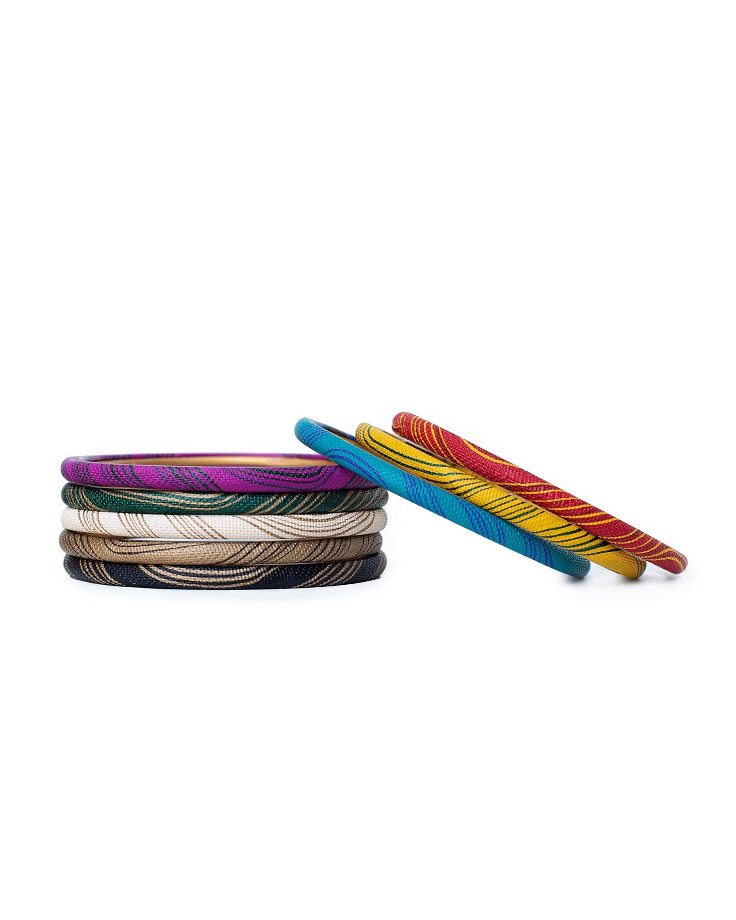 Ram Nami Lac Bangles Set of Multicolored Indian Bracelets - Party, Wedding, Casual Fashion Jewelry Wear