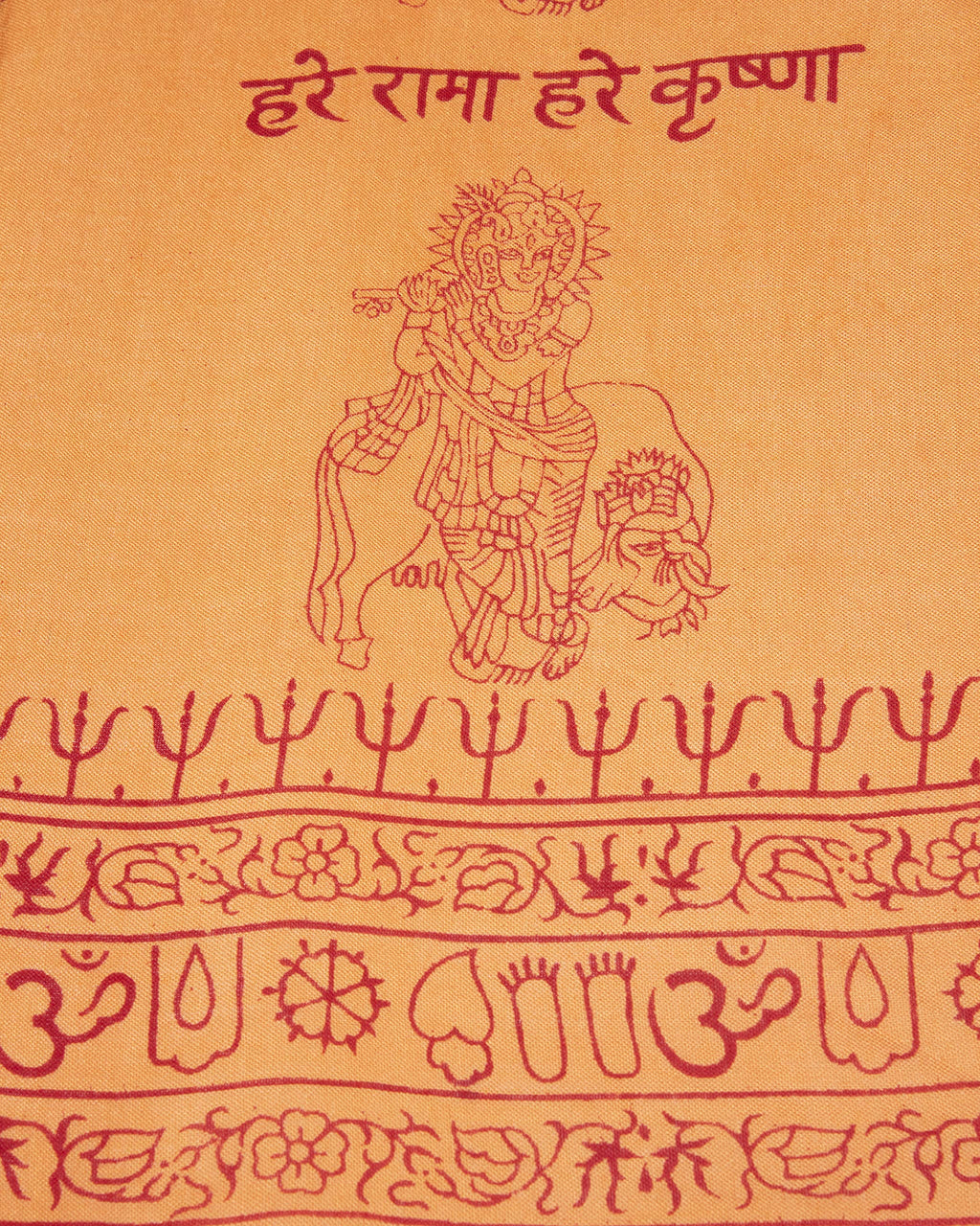 Ram Nami Yoga Scarf Meditation Shawl Large Wrap Hindu Prayer Stole OM Krishna print